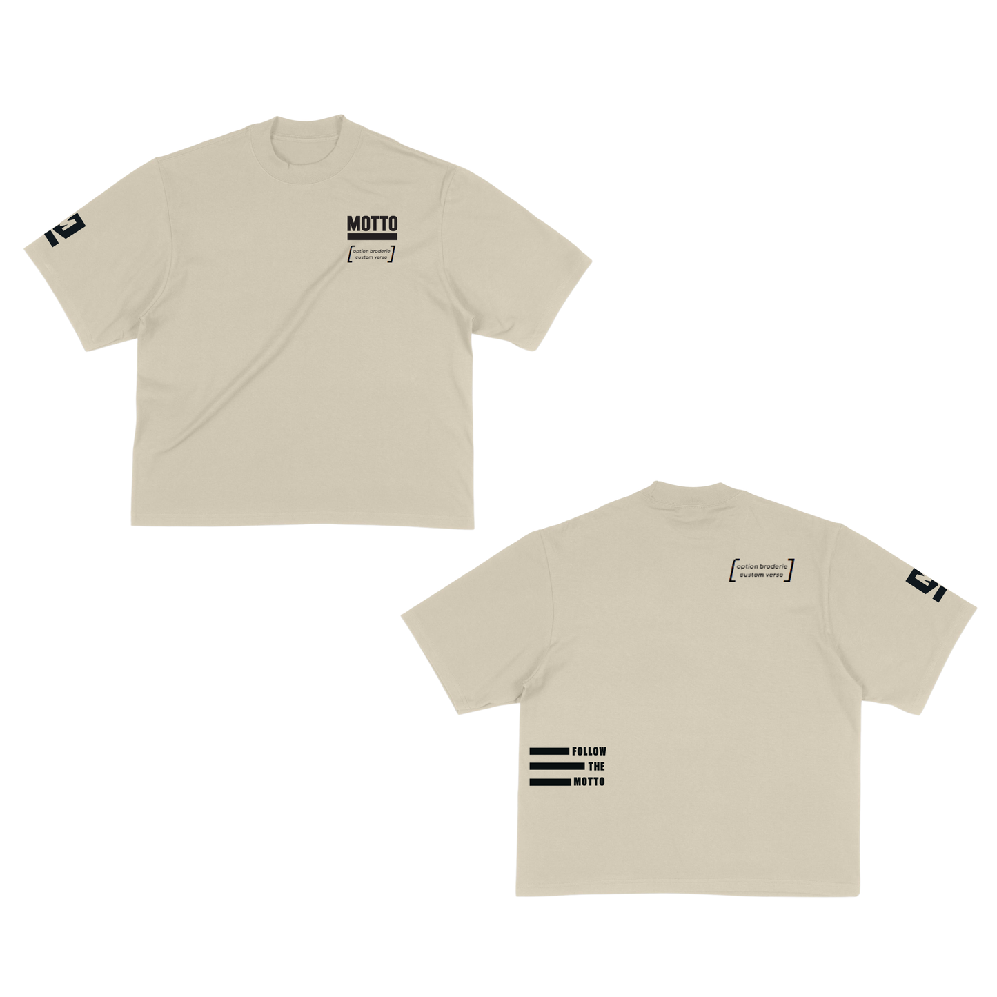 Oversized Heavy T-Shirt - MOTTO