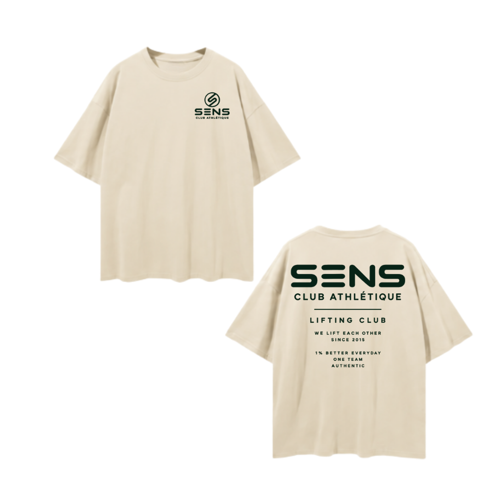 T-Shirt Oversize Light - Club Athlétique Sens - Collection Minimalist