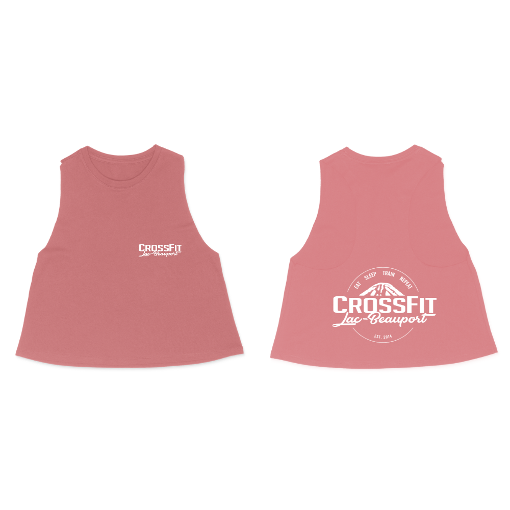 Crossfit Womens Crop Tank Tank Crop Top -Crossfit Lac-Beauport-