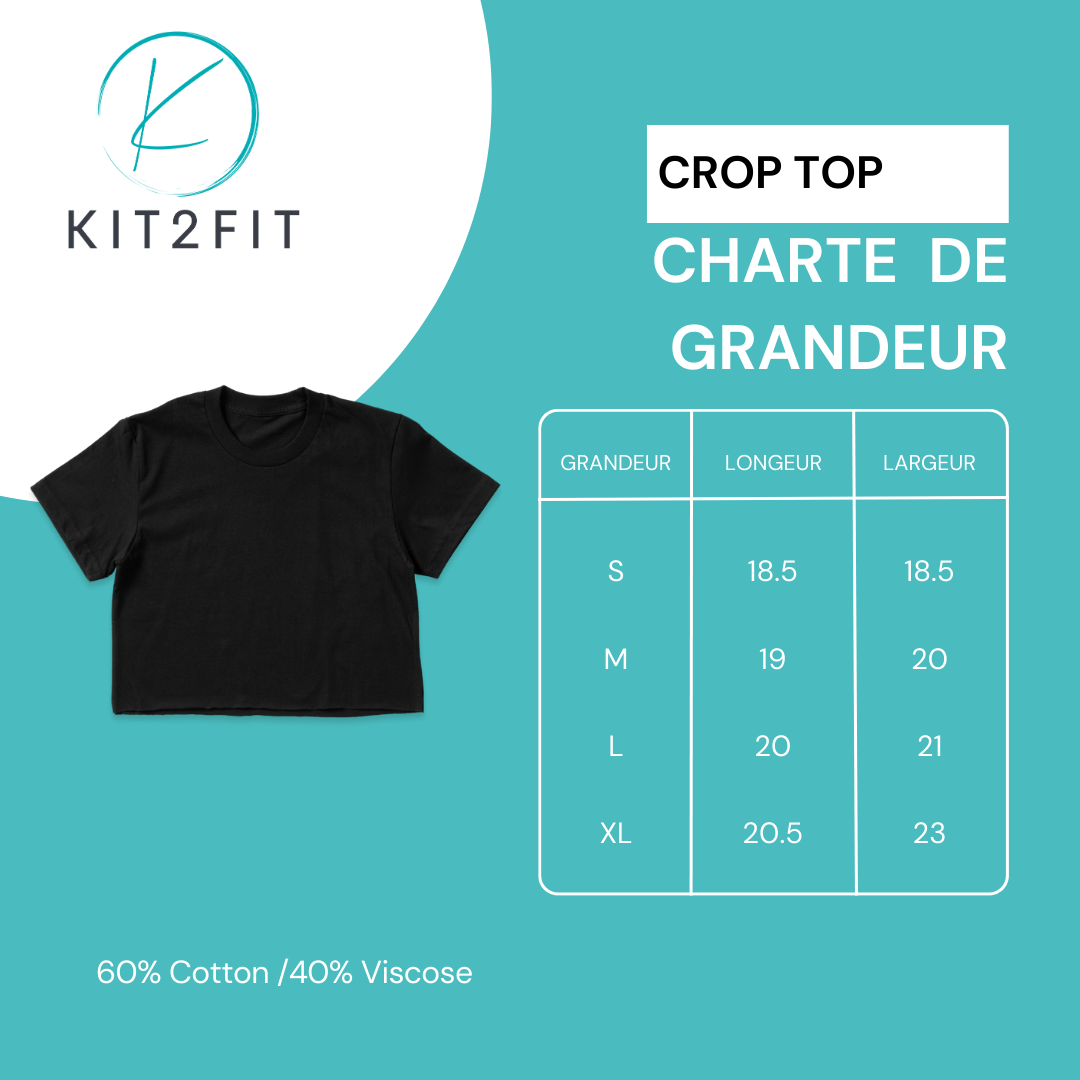 Crop Top brodé - Club Athlétique Sens