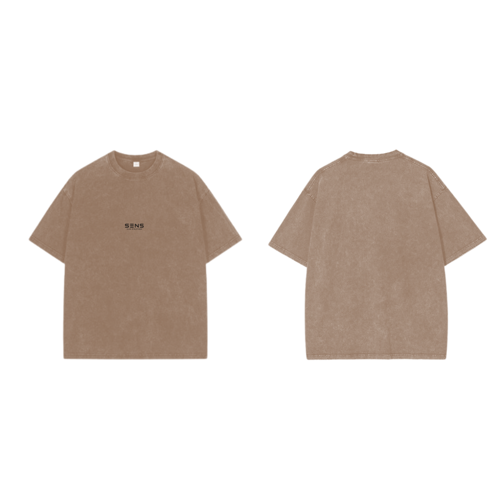Oversized T-shirt washed brodé - Club Athlétique Sens