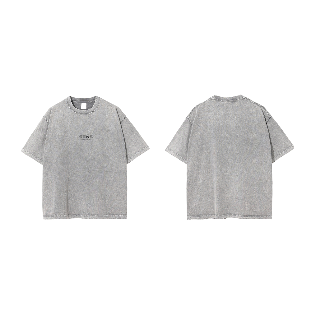 Oversized T-shirt washed brodé - Club Athlétique Sens