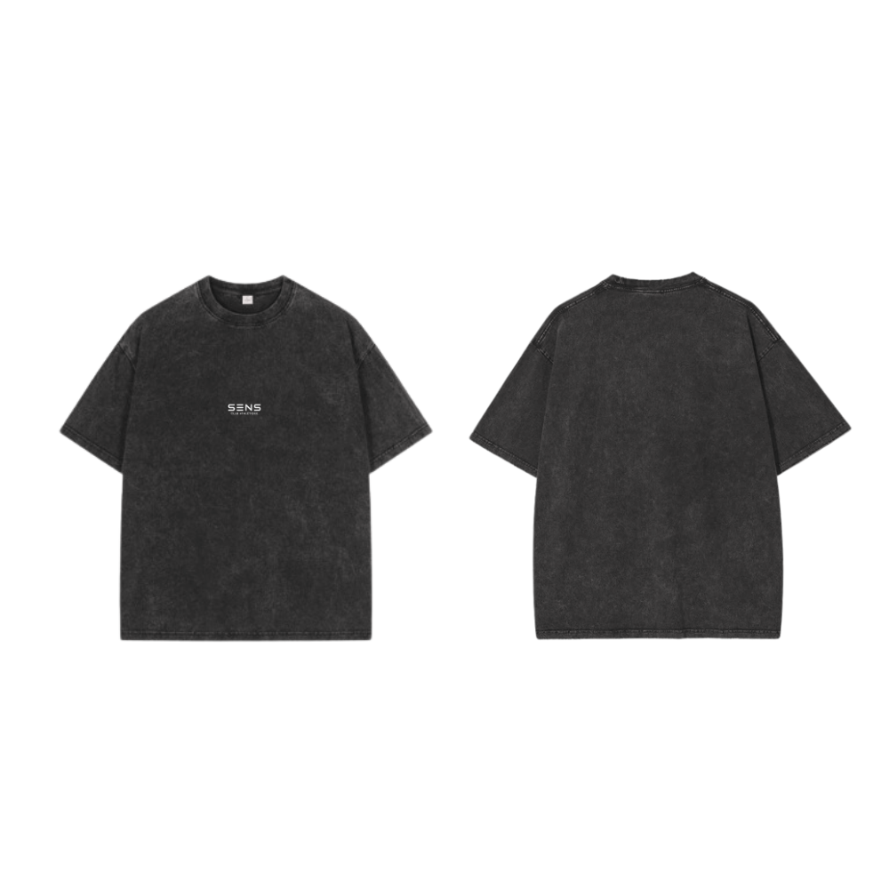 Oversized T-shirt washed brodé - Club Athlétique Sens