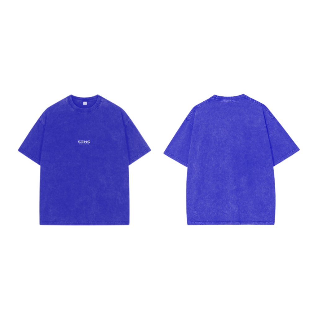 Oversized T-shirt washed brodé - Club Athlétique Sens