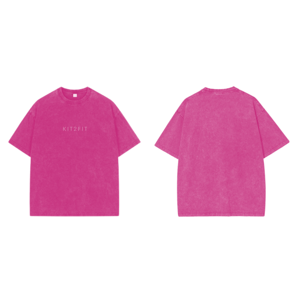 Oversized T-Shirt Pink Kit2fit – KIT-2FIT - Main Image
