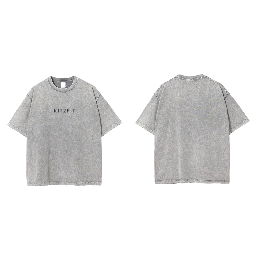 Oversized T-Shirt Grey Kit2fit