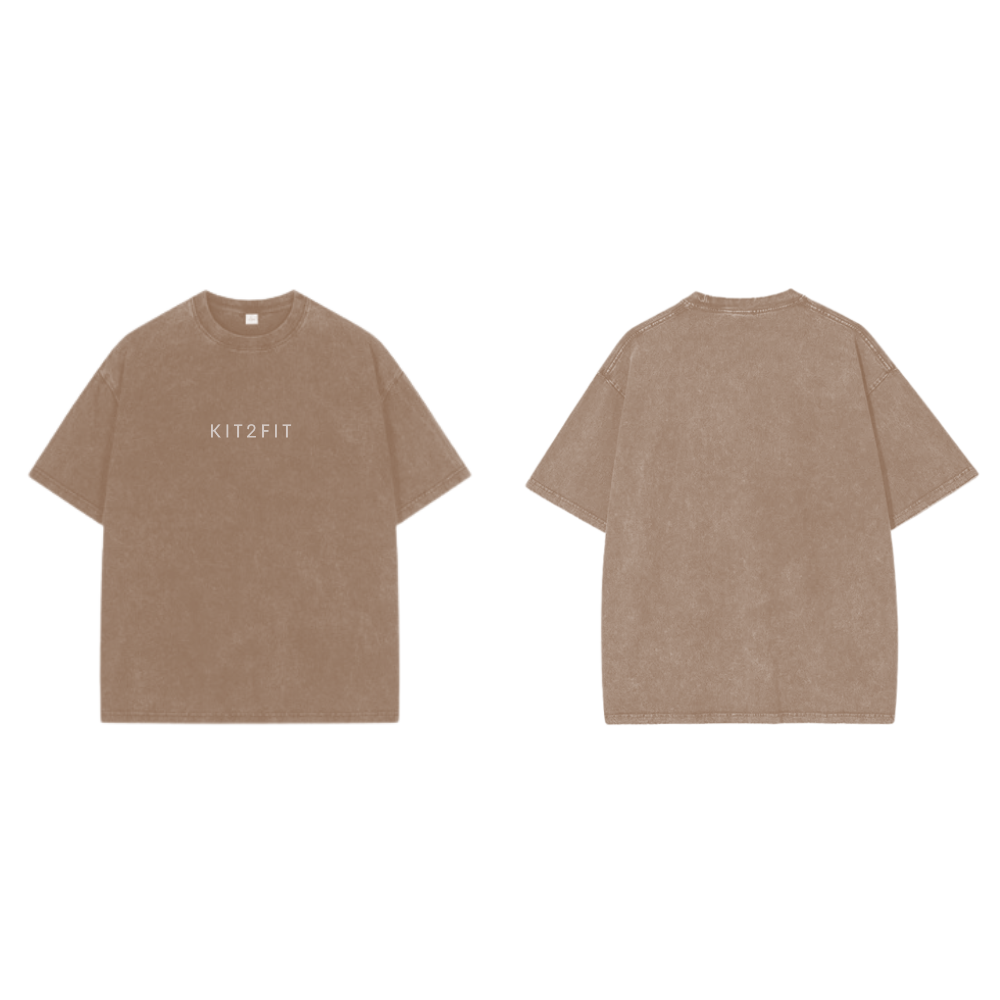 Oversized T-Shirt Mocha Kit2fit