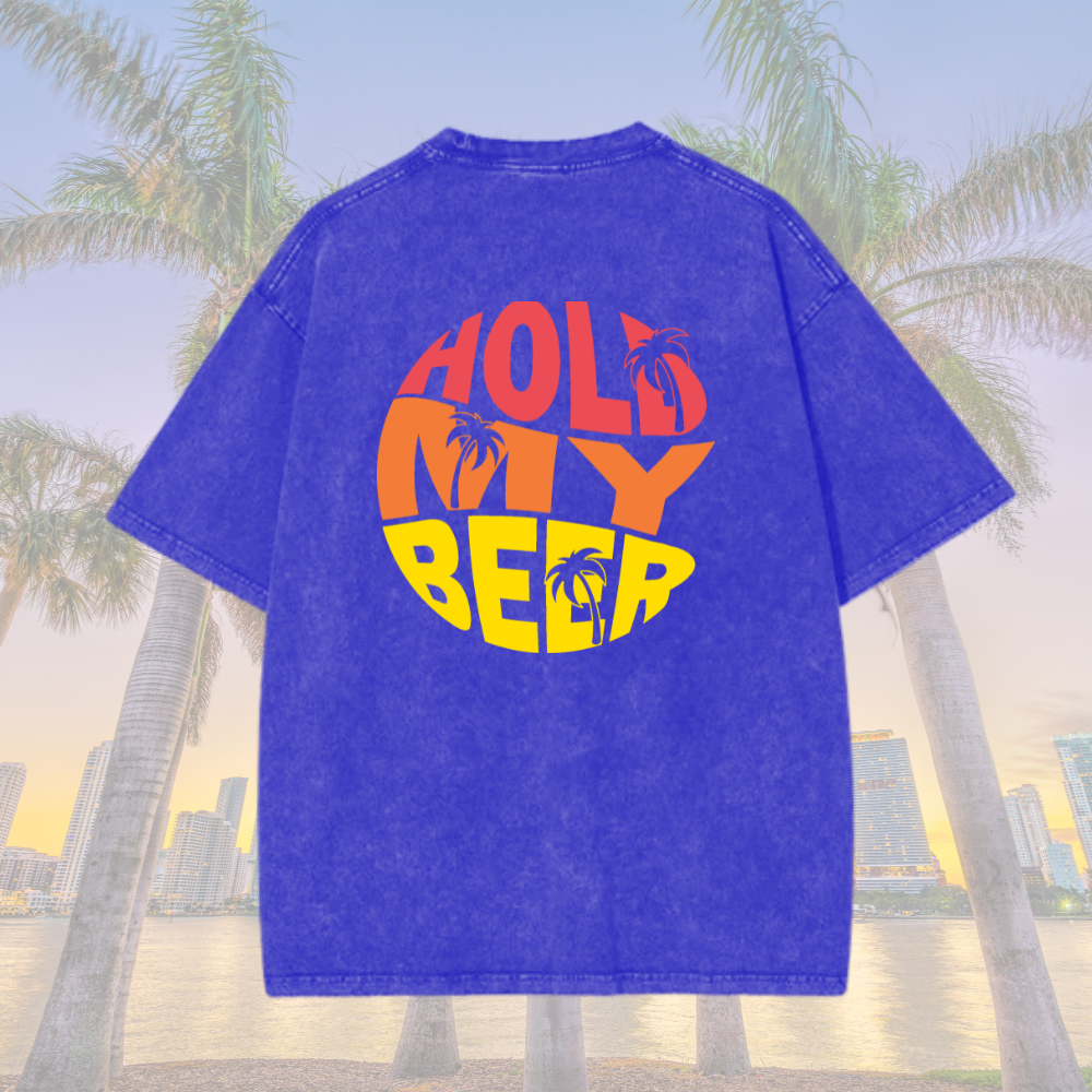 T-Shirt Oversize -Hold My Beer-