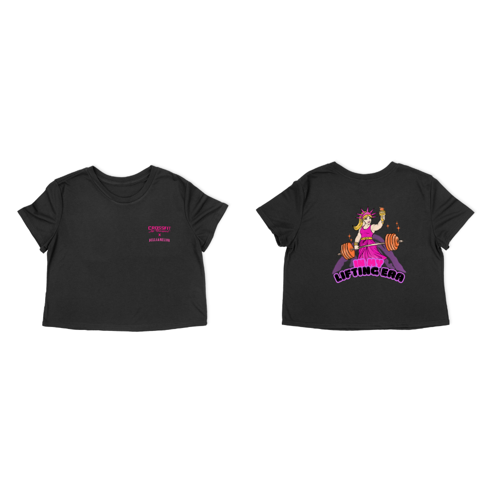 Crop Top Black -Crossfit Lac-Beauport X Bella Melior - PRÉCOMMANDE