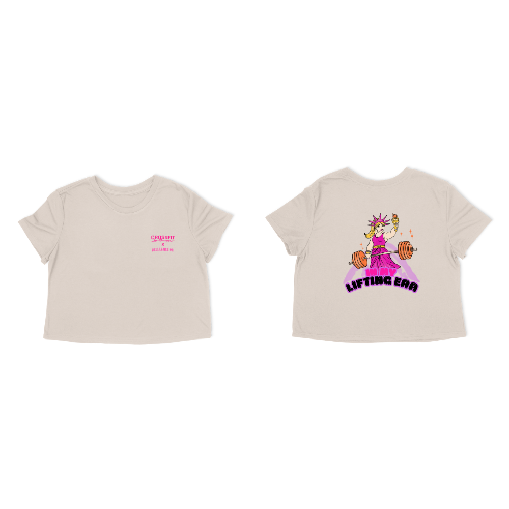 Crop Top Sand -Crossfit Lac-Beauport X Bella Melior - PRÉCOMMANDE