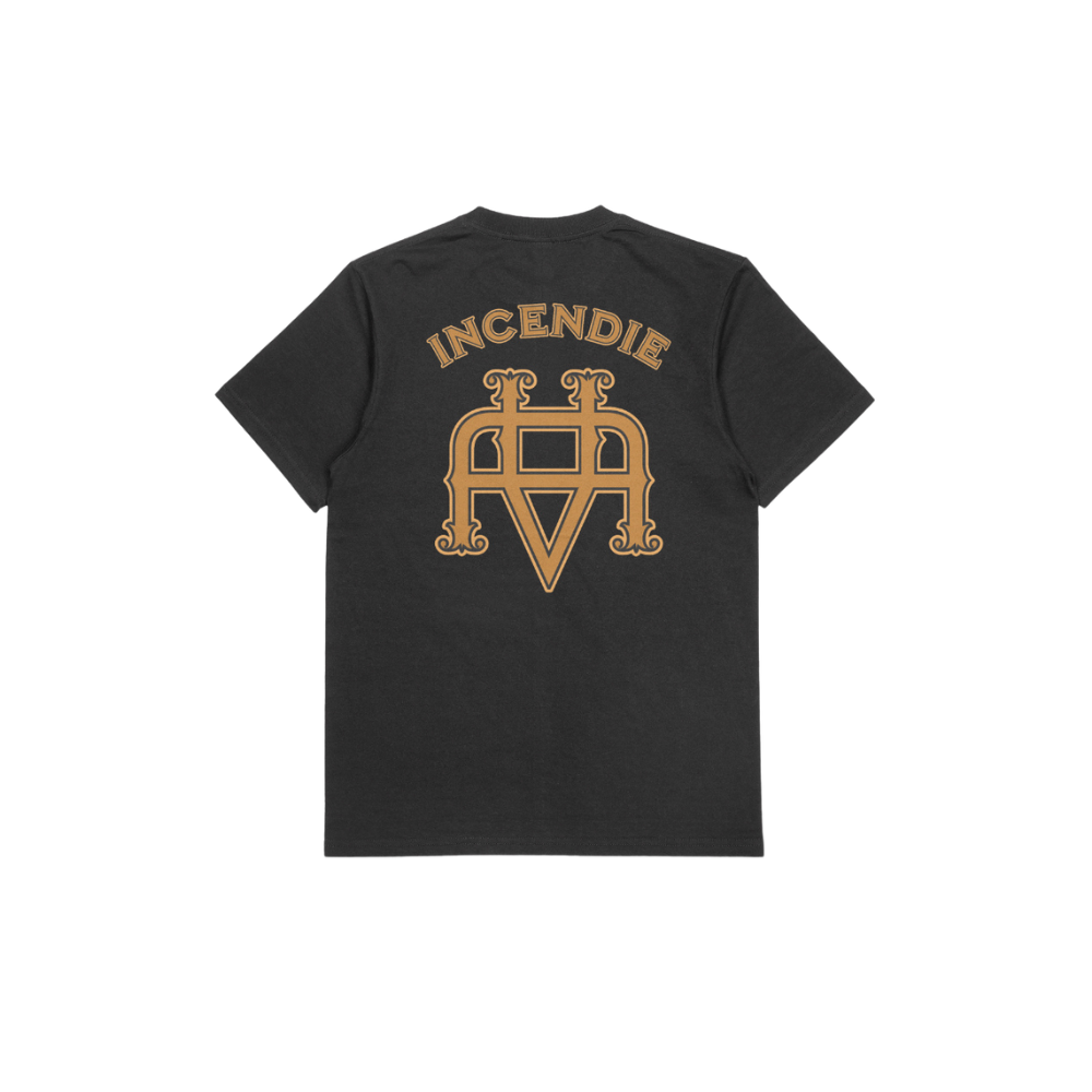 T-Shirt Noir "Incendie Alma"