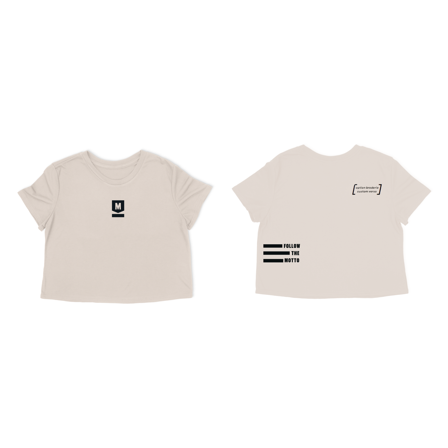 Crop top-  MOTTO