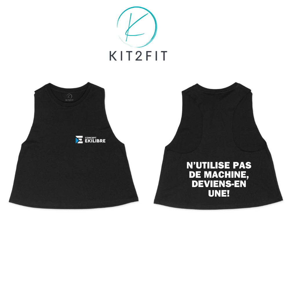 Tank Crop Top -Concept Ekilibre- *Précommande*