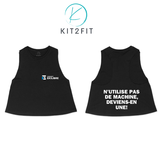 Tank Crop Top -Concept Ekilibre- *Précommande*