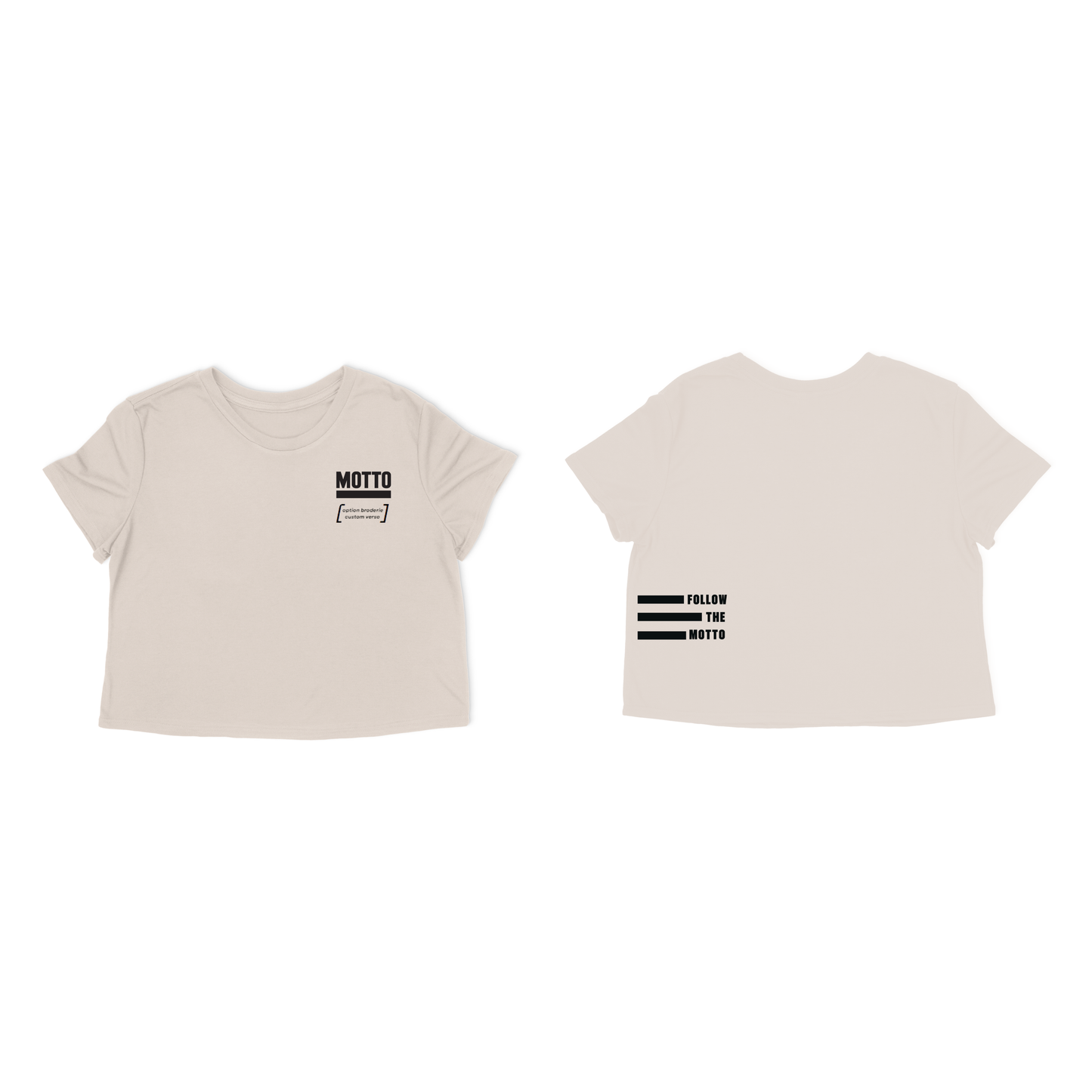 Crop top-  MOTTO
