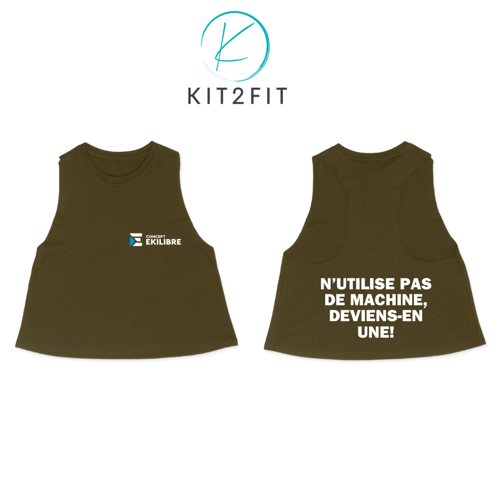 Tank Crop Top -Concept Ekilibre- *Précommande*