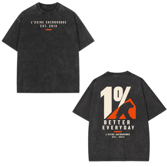 T-Shirt Oversize Washed - L'Usine Sherbrooke - Collection Non Conventionnel