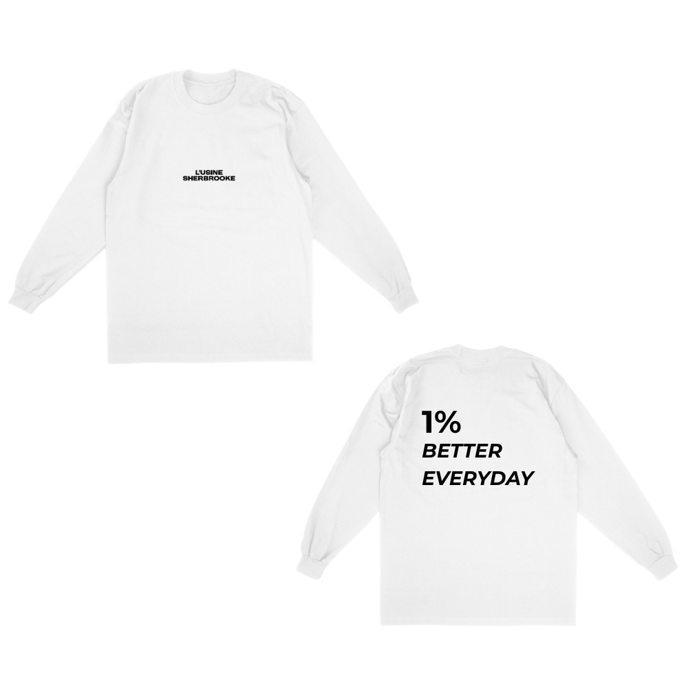Long Sleeve oversized - 1% better everyday - L'Usine Sherbrooke