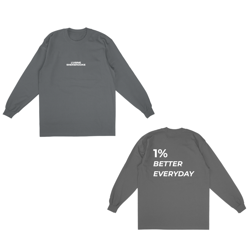 Long Sleeve oversized - 1% better everyday - L'Usine Sherbrooke