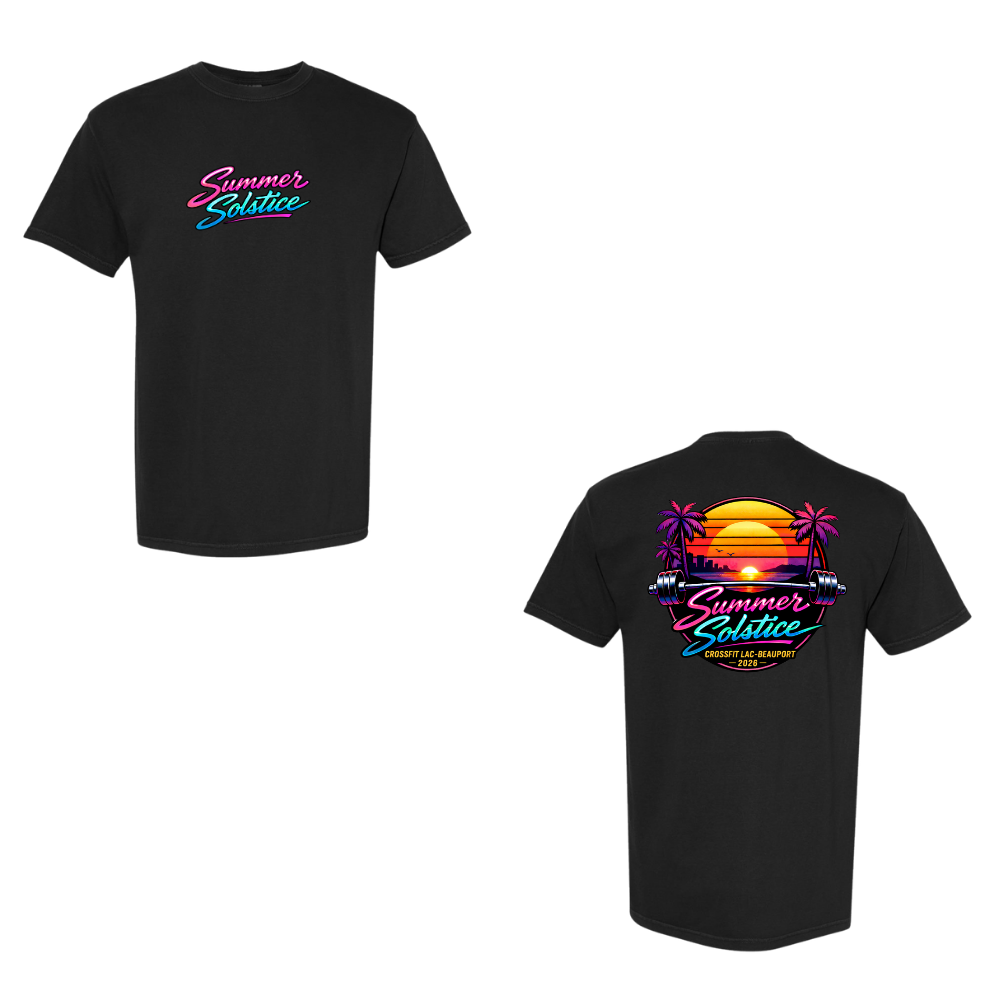 T-Shirt Soltice Summer - Crossfit Lac-Beauport