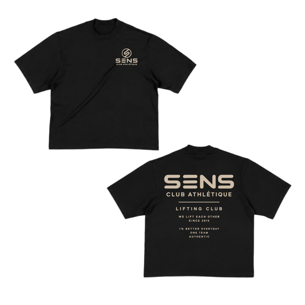 T-Shirt Oversize Heavy - Club Athlétique Sens - Collection Minimalist