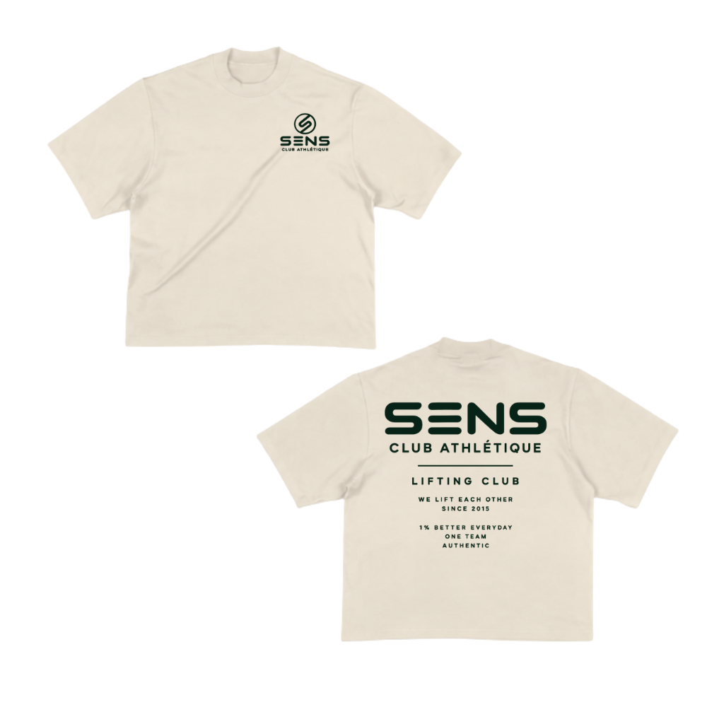 T-Shirt Oversize Heavy - Club Athlétique Sens - Collection Minimalist