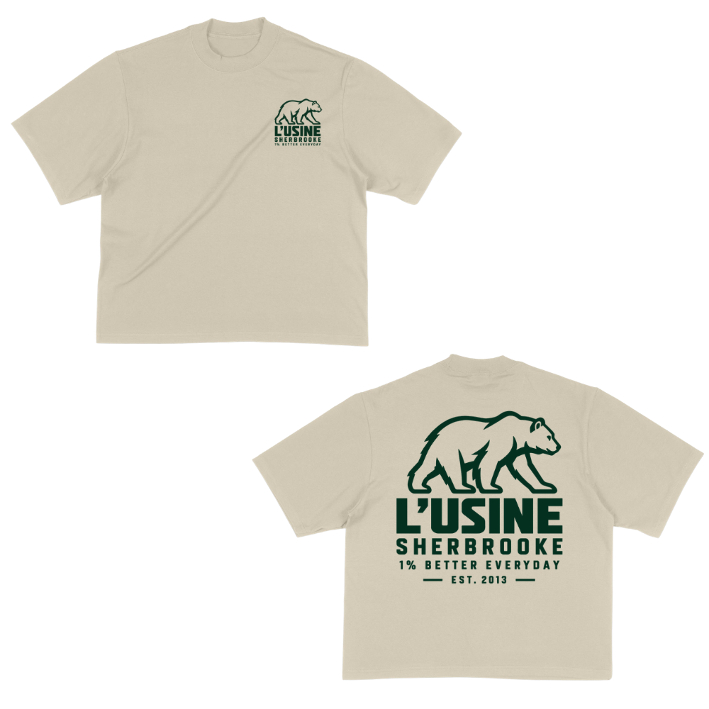 T-shirt Oversize Heavy - L'Usine Sherbrooke - Collection OURS