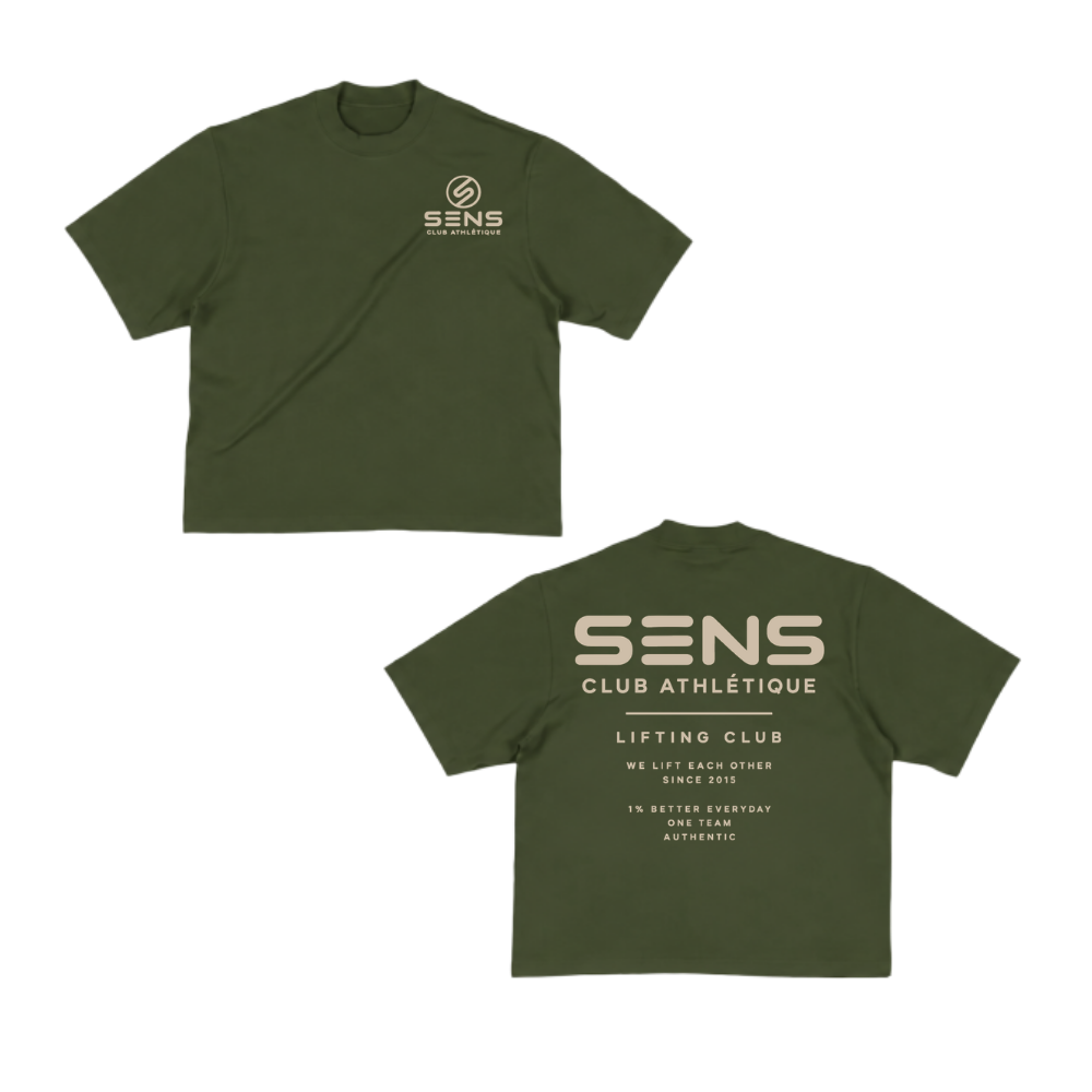 T-Shirt Oversize Heavy - Club Athlétique Sens - Collection Minimalist