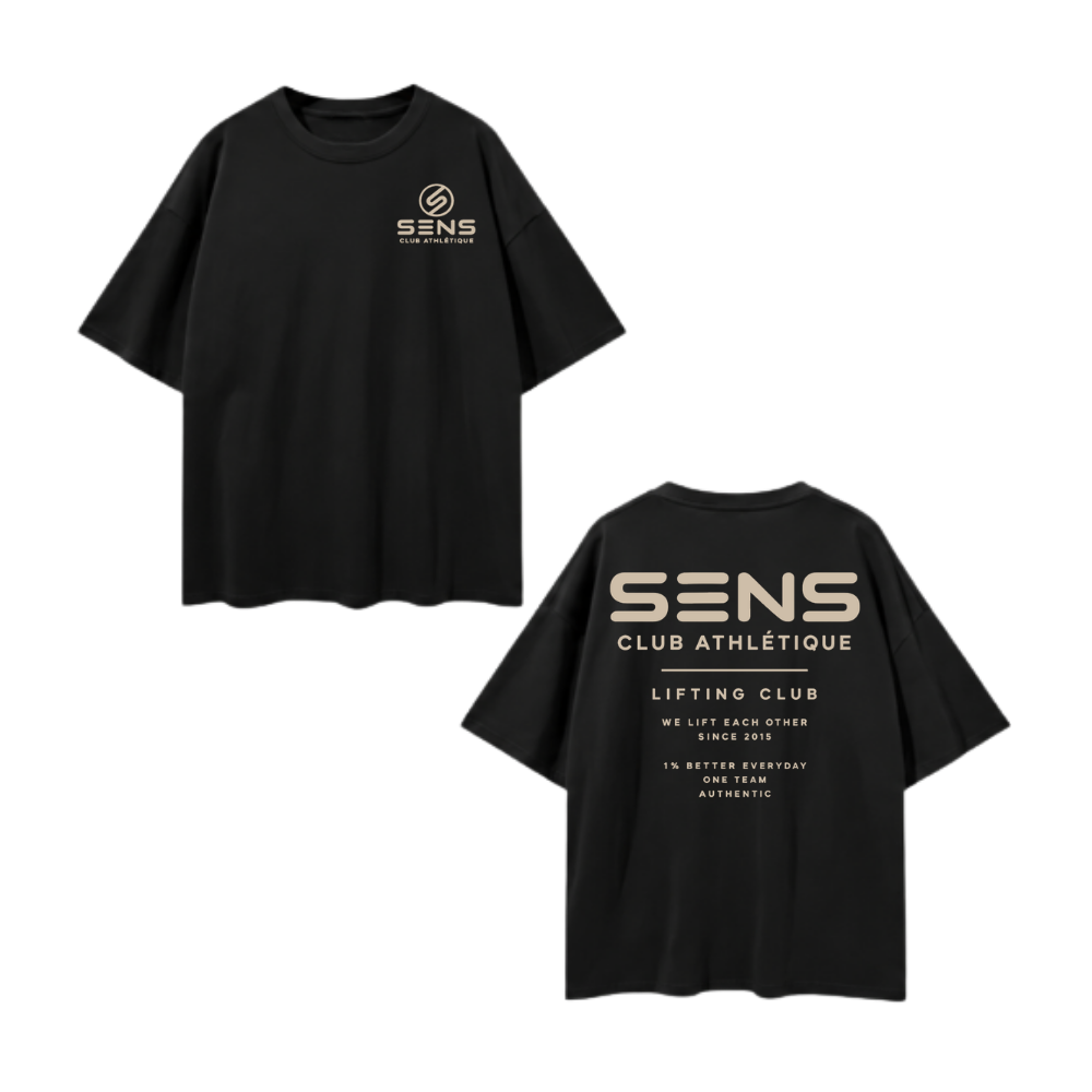 T-Shirt Oversize Light - Club Athlétique Sens - Collection Minimalist