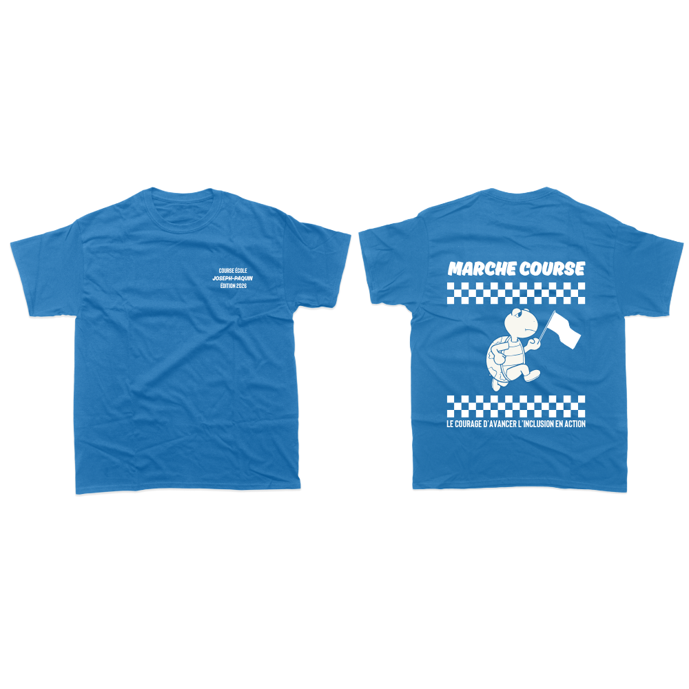 T-shirt Course École