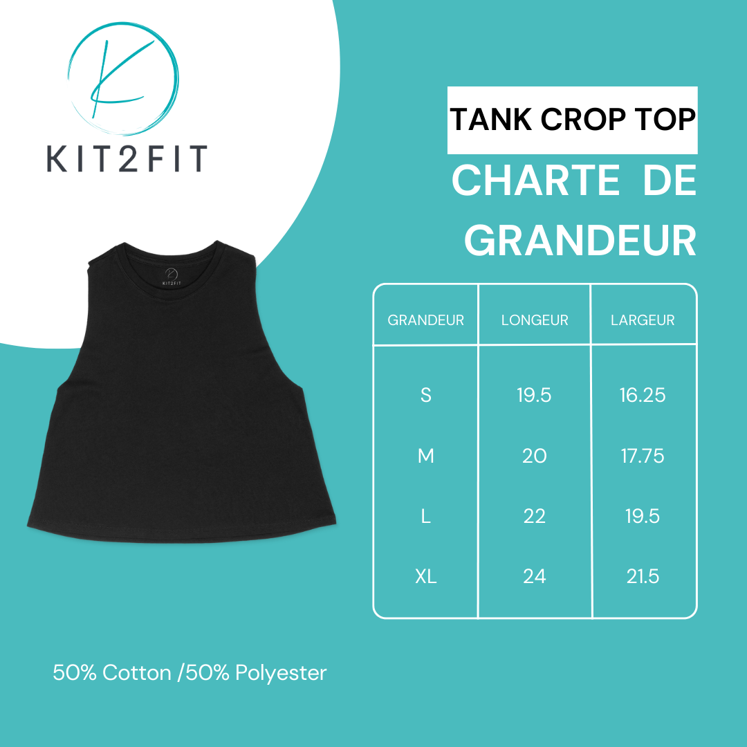 Tank Crop Top -CrossFit Pincourt- *Précommande*