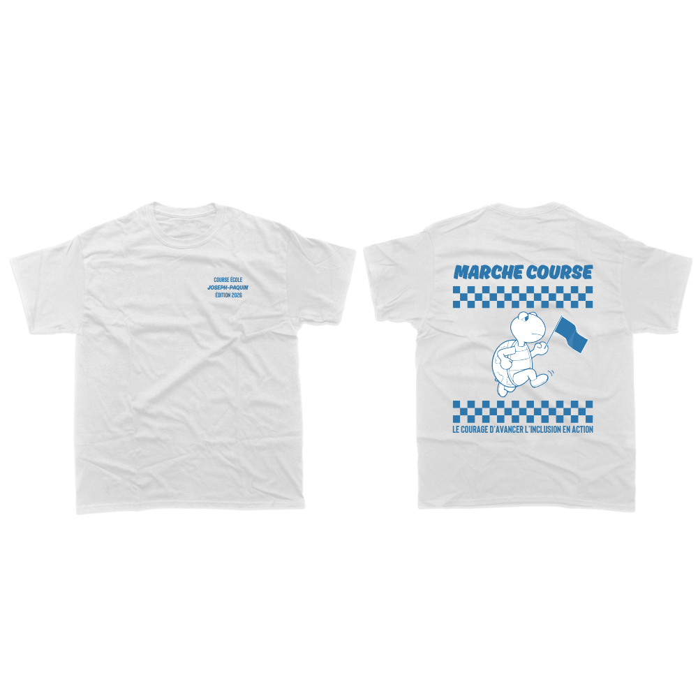 T-shirt Course École