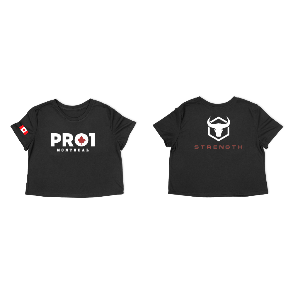 T-Shirt Croptop - PRO 1 Montréal - *Précommande*