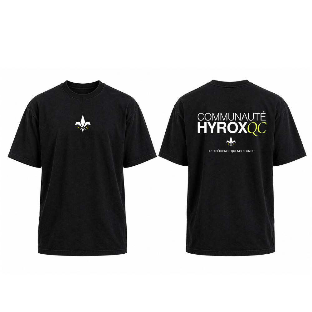 T-Shirt Oversized - Hyrox Québec